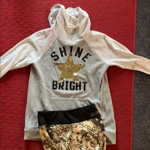 Justice Size 20 Hoodie and matching Legging Set